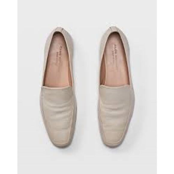 Club Monaco NIB Sofii Leather Loafer Flats in Bone Size EU 37 / US 7 MSRP $179 - Picture 1 of 8